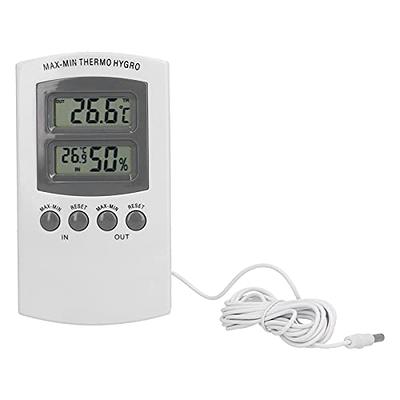 Indoor Outdoor Thermometer, Door Window Weather Thermometer Adhesive  Transparent Dial Waterproof Temperature Meter for Home, Office, Patio -  Yahoo Shopping