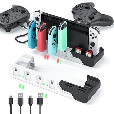 How to charge Nintendo Switch controllers and console