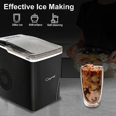 Costway 9 in. 33 lbs./24H Portable Ice Maker Machine Countertop