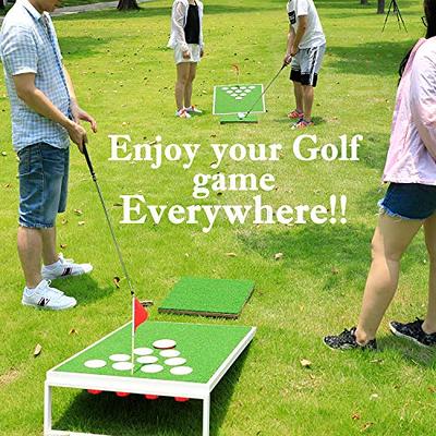 GoSports BattleChip VERSUS Golf Game - Includes Two 3' x 2' Targets, 16  Foam Balls, 2 Hitting Mats, Scorecard and Carrying Case 