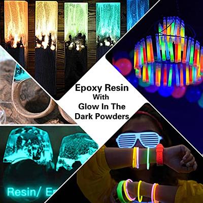 Glow in the Dark Powder 12 Colors Epoxy Resin Dye Luminous Pigment