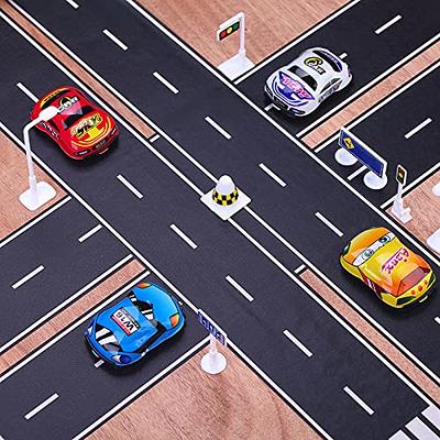 Road Tape Roll Up Race Track for Toy Car Kids Birthday Party Decorations  Highway Street Car Tape Sticker for Children Supplies
