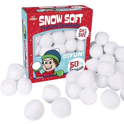  Waenerec 12 Pcs Fake Snowballs Fun Artificial Plush Snowballs  Fight Christmas Smile Snowball Toys Reusable Soft Snowballs for Kids Indoor  : Toys & Games