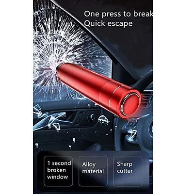 HHXS 2 Pack Car Safety Hammer Emergency Escape Tool One Second Window  Breaker Seatbelt Cutter Car Glass Breaker Life-Saving Emergency  Artifact-(Red+Black) - Yahoo Shopping