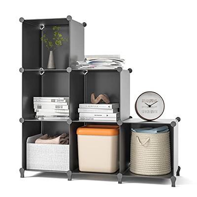 Mainstays Closet Organizer, 2-Tower 9-Shelves, Easy to Assemble, Black