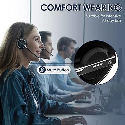 Arama Trucker Bluetooth V5.0 Noise Cancelling Wireless Headset