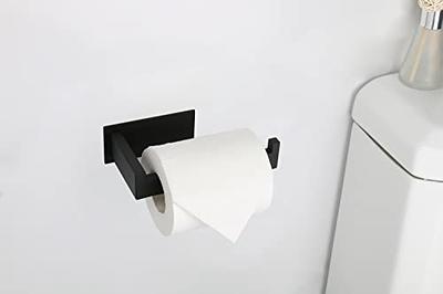 Toilet Paper Holder Self Adhesive Bathroom Toilet Paper Holder No Drilling  SUS304 Stainless Steel Wall Mount Toilet Roll Holder,Paper roll Holder for  Bathroom, Kitchen, Washroom, RV - Silver 