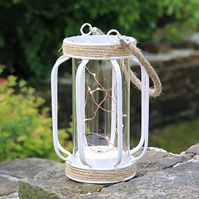 Battery-powered indoor lantern with timer