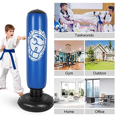  Inflatable Kids Punching Bag with Boxing Gloves, 47 High Free  Standing Bounce Back Bag for MMA, Karate, Taekwondo and Kick, Gifts for  Kids, Boys and Girls : Sports & Outdoors