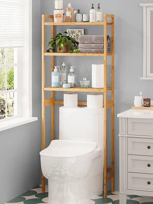 Over The Toilet Storage Rack with Basket and Drawer for Bathroom