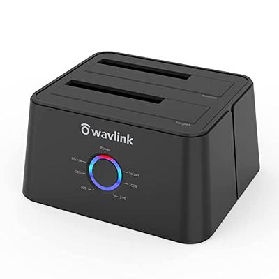 WAVLINK USB 3.0 and USB C to SATA Dual-Bay External Hard Drive