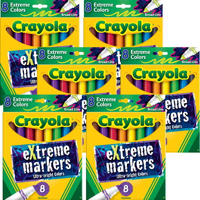 Crayola 64ct Broad Line Markers with Gel & Window Markers