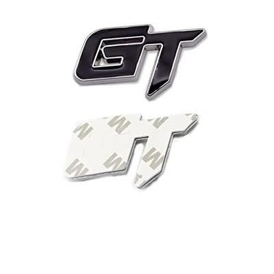 2 PC GT Emblem Premium 3D Car GT Badge Racing Car Sticker