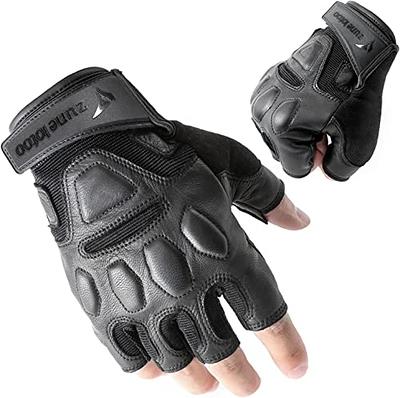 TAC9ER Kevlar Lined Tactical Gloves - Full Hand Protection Black Tactical  Gloves, Cut and Temperature Resistant, Motorcycle Gloves, Touchscreen