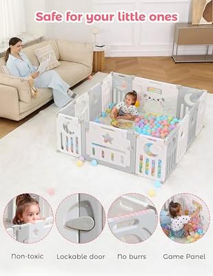 Dripex Baby Playpen, 150x200cm Playpen for Baby and Toddlers, Kids