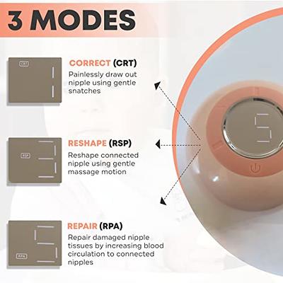 Cradle Plus Inverted Nipple Corrector -Rechargeable Nipple Suckers