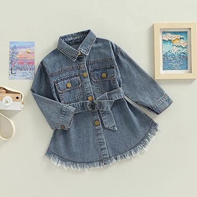 Indian Evergreen Denim Jeans Teddy Dungaree for Baby Girls | Fancy Dress  for Girls | Western Dress