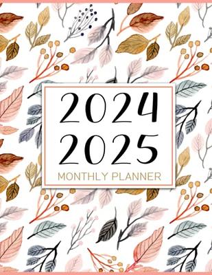 2024-2025 Monthly Planner: Simple 24 Months Schedule Organizer