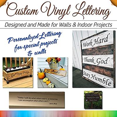 custom wall letter decals