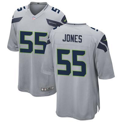 Nike Men's NFL Seattle Seahawks Atmosphere (Jamal Adams) Fashion Football Jersey in Grey, Size: 2XL | 22NMATMS78F-00G