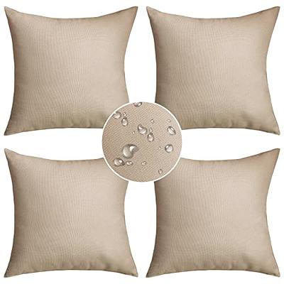 OTOSTAR Pack of 4 Throw Pillow Inserts, 18 x 18 Square Cushion