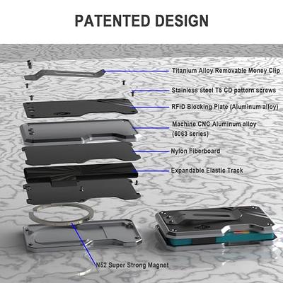 niubuy Minimalist Slim Wallet For Men RFID Blocking Front Pocket