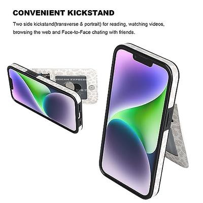 KIHUWEY Compatible with iPhone 14 Pro Max Case Wallet with Credit Card  Holder, Flip Premium Leather Magnetic Clasp Kickstand Heavy Duty Protective