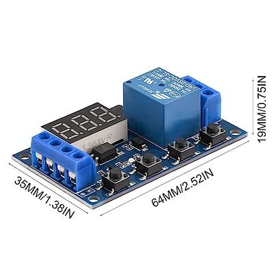 Time Delay Module LED Display Adjustable Timer Relay Automation Control  Switch Module(5V)