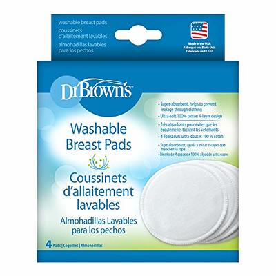 Dr. Brown's Disposable One-Use Absorbent Breast Pads for Breastfeeding and  Leaking - 60pk 