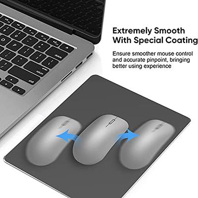 Metal Aluminum Mouse Pad Mat Smooth Magic Ultra Thin Double Side Mouse Mat