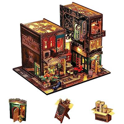 DIY Miniatures Dollhouse Kit, Rotkeym Miniature House DIY Craft Kits for  Adult to Build Tiny House Model, Halloween/Christmas Decorations (Magic