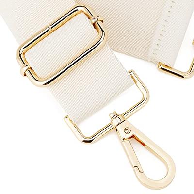 Beacone Wide Purse Strap Adjustable Canvas Replacement Crossbody Handbag Shoulder  Bag Strap A-beige