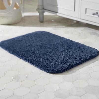 Mohawk Home Pure Perfection Navy 17 in. x 24 in. Nylon Machine Washable Bath  Mat, Blue - Yahoo Shopping