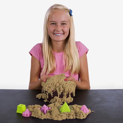 Kinetic Sand, 6lbs Bucket with 3 Colors of All-Natural and 3 Tools, Play  Sand Sensory Toys for Kids Ages 3 and up 