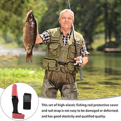 Midwest Outfitters Rod Socks Fishing Rod Sleeve Cover -2Pack- Rod Sock  Fishing Pole Covers For Spinning Baitcaster And Youth Fishing Pole Sizes -  Rod Cover Comes In Multiple Sizes And Colors on