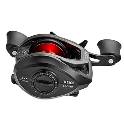 Baitcasting Reel Dual Brakes Lightweight 7.1:1 High Speed Gear Ratio 6  Stainless Steel Ball Bearings Baitcaster (Right Hand) - Yahoo Shopping