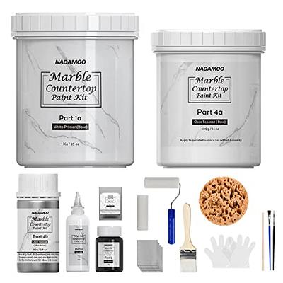 Stone Coat Countertops White Epoxy Undercoat – Epoxy Paint and Primer Mix for Coating MDF, Plywood, and Porous Materials! Great for DIY Countertop