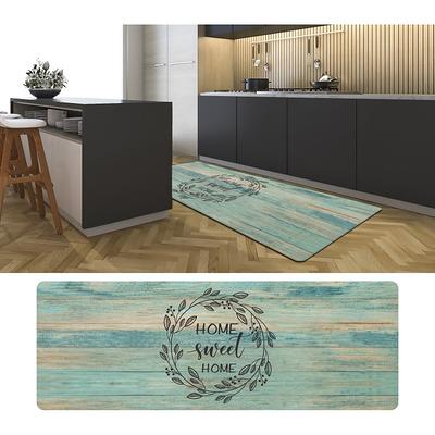 WEZVIX Cushioned Kitchen Mat 2 PCS, Anti Fatigue Kitchen Rugs, Heavy Duty  Kitchen Rugs and Mats Non-Skid, Ergonomic Comfort Foam Kitchen Floor Mat  for