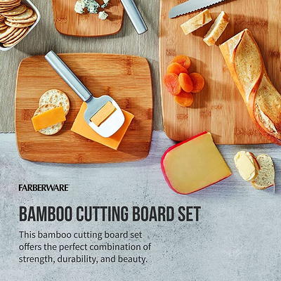 Farberware Extra-Large Wood Cutting Board, Reversible Chopping Board for  Kitchen Meal Prep and Serving, Charcuterie Board, 14-Inch x 20-Inch, Bamboo  – TopFiveChoices