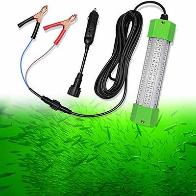 12V LED Green Underwater Submersible Night Fishing Light Crappie