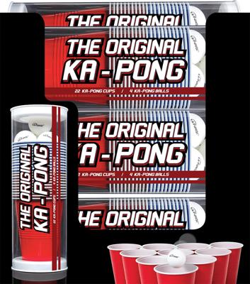 8' Folding Beer Pong Table with Bottle Opener, Ball Rack and 6 Pong Balls -  Basketball Design - By Red Cup Pong