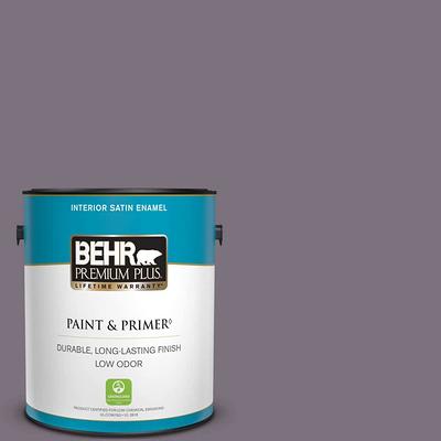 BEHR PREMIUM 1 gal. #52 White Satin Enamel Interior/Exterior