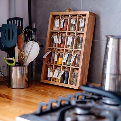 Accguan Spice Jars with Spice Rack,Spice Organizer with Spice Stickers and  Stylus and Funnel, Perfect for Kitchen Countertop Storage,Cabinet Storage,  Dining Room, and Gifts(36pcs) - Yahoo Shopping