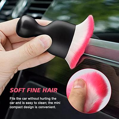 TUTUDOW Car Interior Dust Brush, Car Detailing Brush, Soft Bristles  Detailing Brush Dusting Tool for Automotive Dashboard-(A with Cap) - Yahoo  Shopping