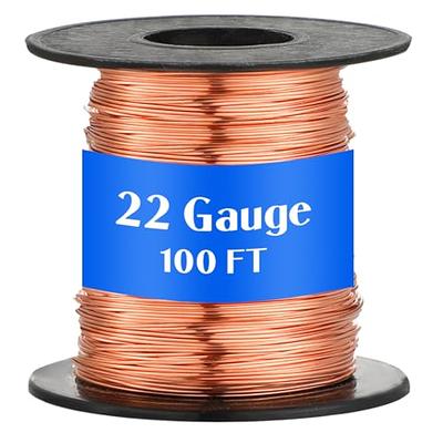 100ft Copper Wire for Gardening, Electroculture,Jewelry Making Craft Pure  Bare Copper Wire (22 Gauge,0.024'' Diameter) - Yahoo Shopping