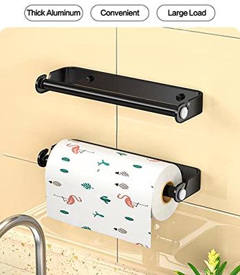 Kitchen Roll Holder Self Adhesive Aluminum Paper Towel Holder