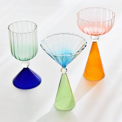 Colored Coupe Glasses | Set of 6 | 7 oz Classic Cocktail Glassware for  Champagne, Martini, Manhattan…See more Colored Coupe Glasses | Set of 6 | 7  oz