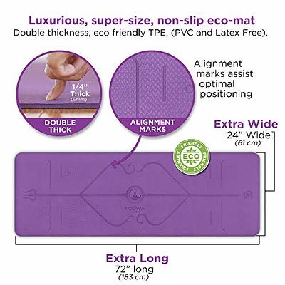 Yoga Mat Set, Yoga Starter Kit for Beginners, 72 Yoga Mat for Women, Men,  Thick