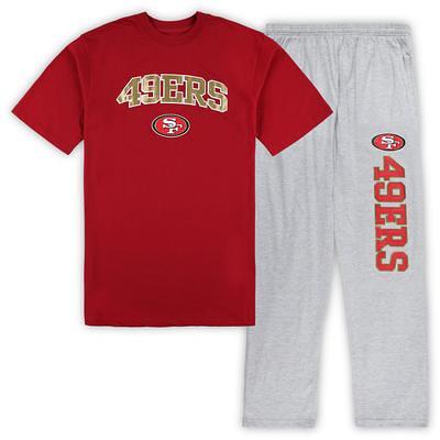 Women's Concepts Sport Scarlet/Black San Francisco 49ers Badge T