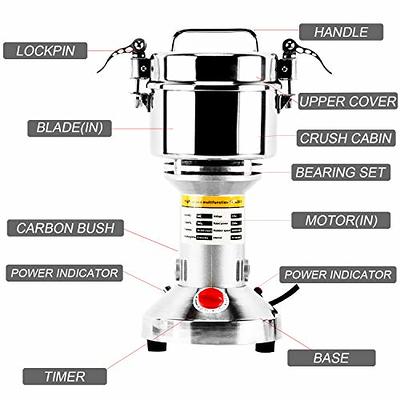 2500W Electric Grain Mill Grinder Powder Spice Herb Grinder